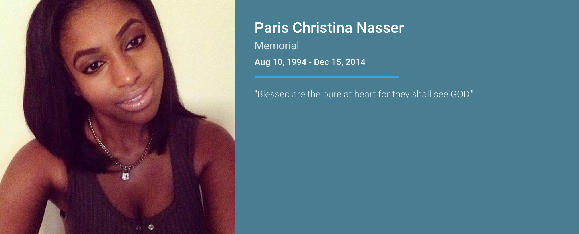 Paris Christina Nasser